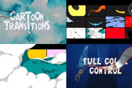 Abstract Cartoon Transitions for DaVinci Resolve 43396153