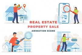Real Estate Property Sale Animation Scene 43396061