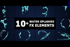 Water Splashes | Premiere Pro MOGRT 46461192