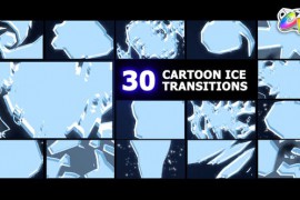Cartoon Ice Transitions | FCPX 42612928