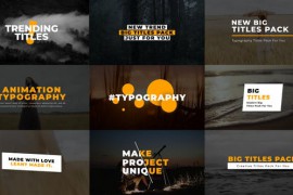 Typography Titles 2.0 | FCPX & Apple Motion 43420380