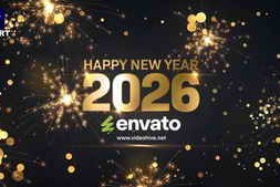 Free Download:Happy New Year 2026 Wishes MOGRT 60805674