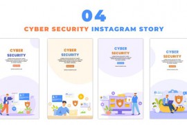 Cyber Security Awareness Cartoon Character Instagram Story 48623567