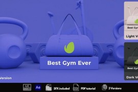 Fitness Logo Reveal 50236988