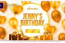 Happy Birthday Jenny Golden Slideshow 43499931