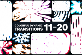 Colorful Dynamic Transitions for DaVinci Resolve 52123495