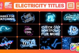 Electricity Titles Collection | FCPX 25415337