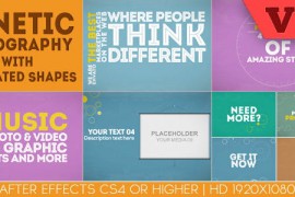Kinetic Typography With Animated Shapes 6552111