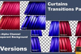 Curtains Transitions Pack 4K 34627218