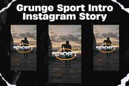 Free Download:Grunge Sport Intro Story Mogrt 60530536