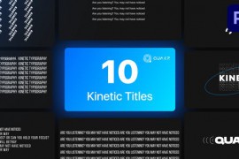 Kinetic Titles for Premiere Pro Vol. 01 44802629