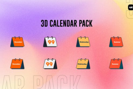 3D Calendar Pack 49604210