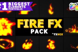 Hand Drawn FIRE Elements | FCPX 23510952