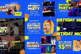 Birthday Party Invitation Video Template 50239480