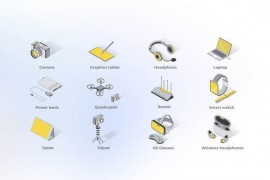Modern Technology - Isometric Icons 49871225