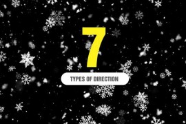 Snowflake Particles Flying Pack V6 49119497