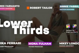 Lower Thirds Animation | FCPX 45757801