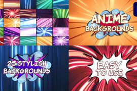 Anime Backgrounds | Premiere Pro MOGRT 43752166