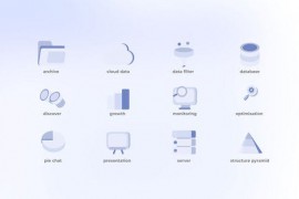 Data Analysis - Flat Icons 49187442