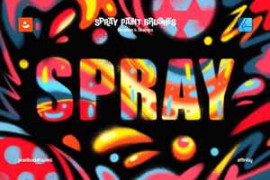 Free Download:Spray Paint Affinity Brushes E3M4KPE