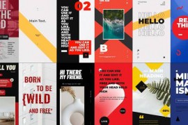 Bold Minimalism Stories Package 50470792