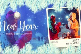 Christmas Photo Slideshow | Happy New Year Opener | MOGRT 41971456