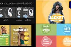 Sale Set Slides | Premiere Pro MOGRT 43704421