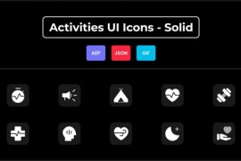 Activities UI Icons - Solid 44577101