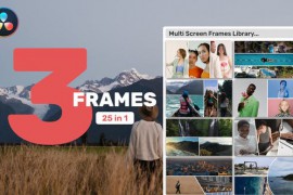Multi Screen Frames Library - 3 Frames for DaVinci Resolve 42879367