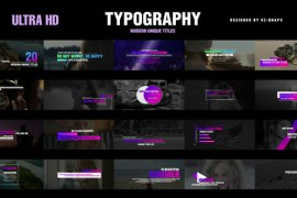 Modern Unique Titles for After Effects | Gradient Colors 24030476