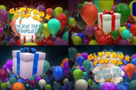 Gift Box Pop Up for Premiere Pro 44234084