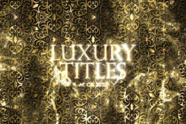 Luxury Gold Pattern Titles 42347355