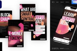 Crypto Blog Instagram Stories For Premiere Pro 44222265