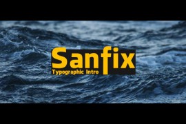 Sanfix - Typographic Intro 19520275