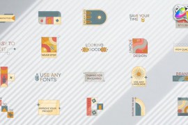 Colorful Shapes Titles for FCPX 45632621