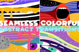 Seamless Colorful Abstract Transitions | After Effects 47661376