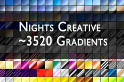 Nights Creative – 3520+ Gradients for Photoshop