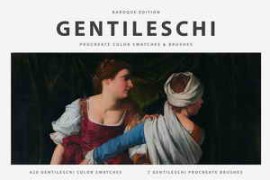 CreativeMarket – Gentileschi’s Art Procreate Brushes 5841630