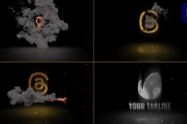 Fire and Smoke Logo Reveal | Premiere Pro MOGRT 48661878