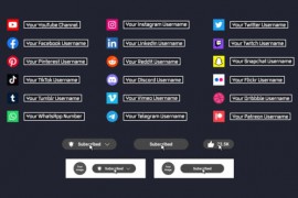 Glitch Social Media Animations 42593542