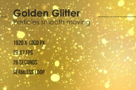 Golden Glitter Particles 18480510
