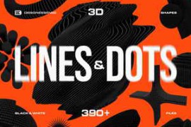 Studio2am – 390+ Lines & Dots 3D Shapes