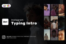Instagram Typing Intro for FCP 51357351