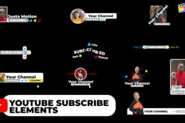 YouTube Subscribe Elements 33737811