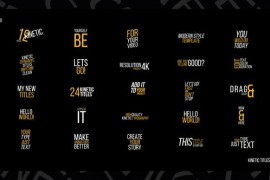 Kinetic Titles | FCPX 42480347