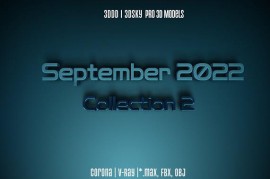 3DDD - 3DSky PRO 3D-Models Collection 2 September 2022 [CoronaV-Ray.max, FBX, OBJ]