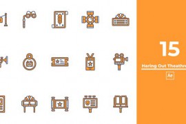 Haring Out Theathre Icon After Effects 49856835