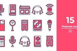 Podcast Icon After Effect 47853411