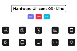 Hardware UI Icons 03 - Line 44837060