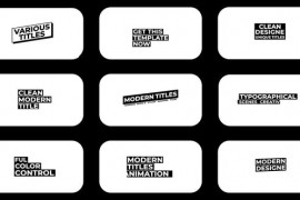 Modern Titles | FCPX 44941399